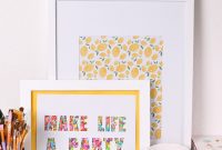 Craft Vibrant Confetti Typography for Your Walls
