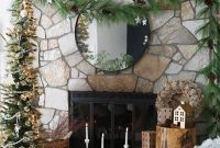 Decorating a Mantel-less Fireplace for Christmas: Creative Ideas