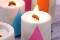 Industrial Chic: DIY Concrete Soy Candles