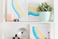 Simple Texture Art with Paint Scrapes
