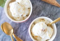 Machine-Free Peach Ice Cream Delight