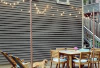 Creative DIY Outdoor Bistro Lighting Stands