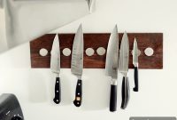 Original Title: Rustic Charm: Handcrafted Wooden Knife Display