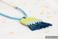 Create a One of a Kind Clay Pendant Tassel Necklace