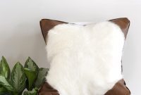 Faux Fabulous: Crafting a Chic Faux Fur Pillow with Leather Touches