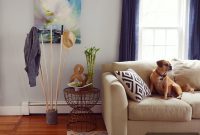 DIY Modern Wood and Concrete Coat Rack