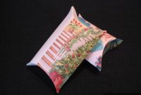 Crafting a Miniature Pillow from a Greeting Card