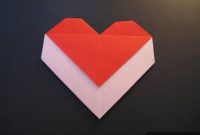 Origami Heart Envelope Folding Guide