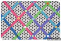 Ribbon-Accented Cork Board