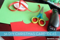 36 Simple DIY Christmas Card Ideas