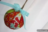 No-Sew Fabric Ornament