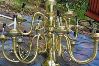 Incredible Brass Chandelier Transformation