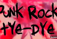 Punk Rock Tie-Dye: DIY Fashion Statement
