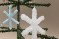 How to Grow Your Own Dazzling Borax Crystal Snowflakes