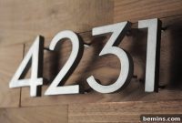 Creating Unique Mid-Century Modern House Numbers