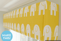 DIY Upholstered Cornices on a Budget
