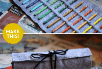 Create Your Own Simple No-Sew Pencil Wrap