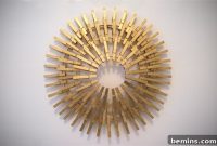 DIY Golden Starburst Wall Decor on a Budget