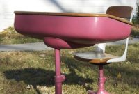 Sparkling Vintage School Desk Transformation