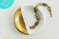 Crafting Couture: A DIY Gold-Kissed Bowl from Zero