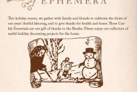 Free Vintage Holiday Printables