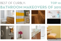 Curbly’s Top 10 Bathroom Makeovers: The 2011 Edition