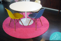 DIY Circular Rug: Upcycle Carpet Tiles for a Unique Home Accent