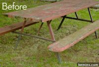 How to Construct an Oversized, Homemade Picnic Table
