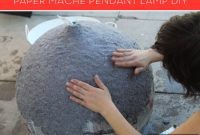 How to Craft a Contemporary Paper Mache Lamp