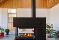 Mid-Century Fireplace Flair