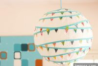 DIY Garland Lantern