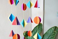 Creating a Striking Geometric Paper Mobile: A DIY Guide