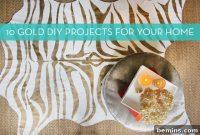 Gilded Delights: 10 DIY Gold Decor Ideas