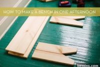 Crafting a Simple Wooden Bench: A DIY Afternoon Project