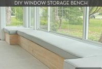 Custom DIY Window Seat with Hidden Storage