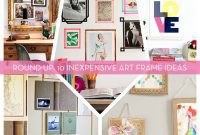 Ten Affordable DIY Art and Photo Frame Projects