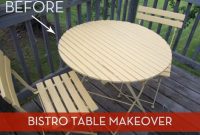 Revitalize Your Outdoor Space: A Bistro Table Transformation