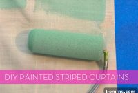 Painted Stripes: A Curtain Refresh