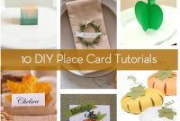 A Bounty of DIY Thanksgiving Place Card Ideas