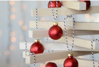 How to Build a Chic Wooden Tabletop Christmas Tree