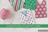 Creative Gift Card Presentation: 10 DIY Ideas