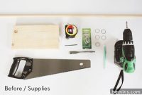 DIY Wooden Key Rack & Shelf: A Pop of Color for Your Entryway