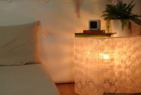 DIY Acrylic Bedside Table and Lamp Combo