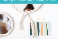 Turn a Plain Mirror into a Showpiece with this Braided DIY