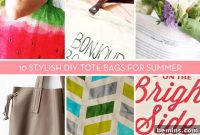 Ten Trendy DIY Tote Bags to Rock This Summer