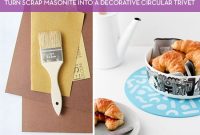 Crafting a Vibrant Circular Trivet from Reclaimed Wood