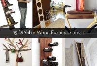 Visually Appealing Woodwork: 15 Inspiring DIY Furniture Projects