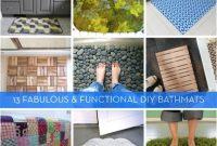 DIY Bathmat Bliss: 13 Stylish and Simple Projects