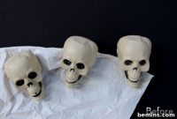 Spooky Skull Bookends: A DIY Halloween Project
