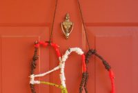 Typographic Twig Wreath: A DIY Door Decor Project